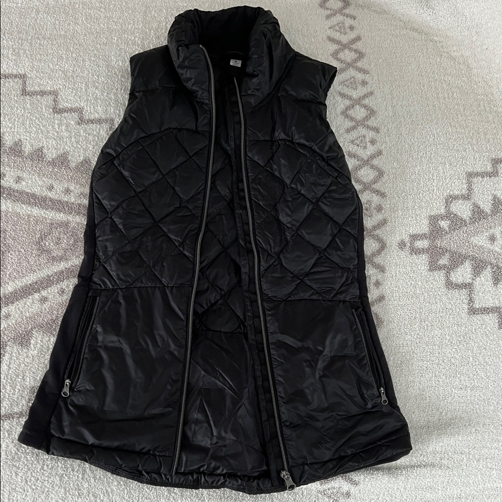 Lululemon Athletica Black Quilted Vest